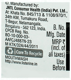 Listerine Freshburst Mouthwash 500Ml